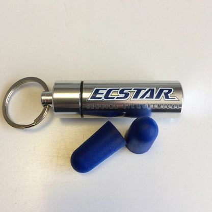 NEW Genuine Suzuki ECSTAR Keyring with Hidden Ear Plug Plugs Holder 990F0-ECEP1