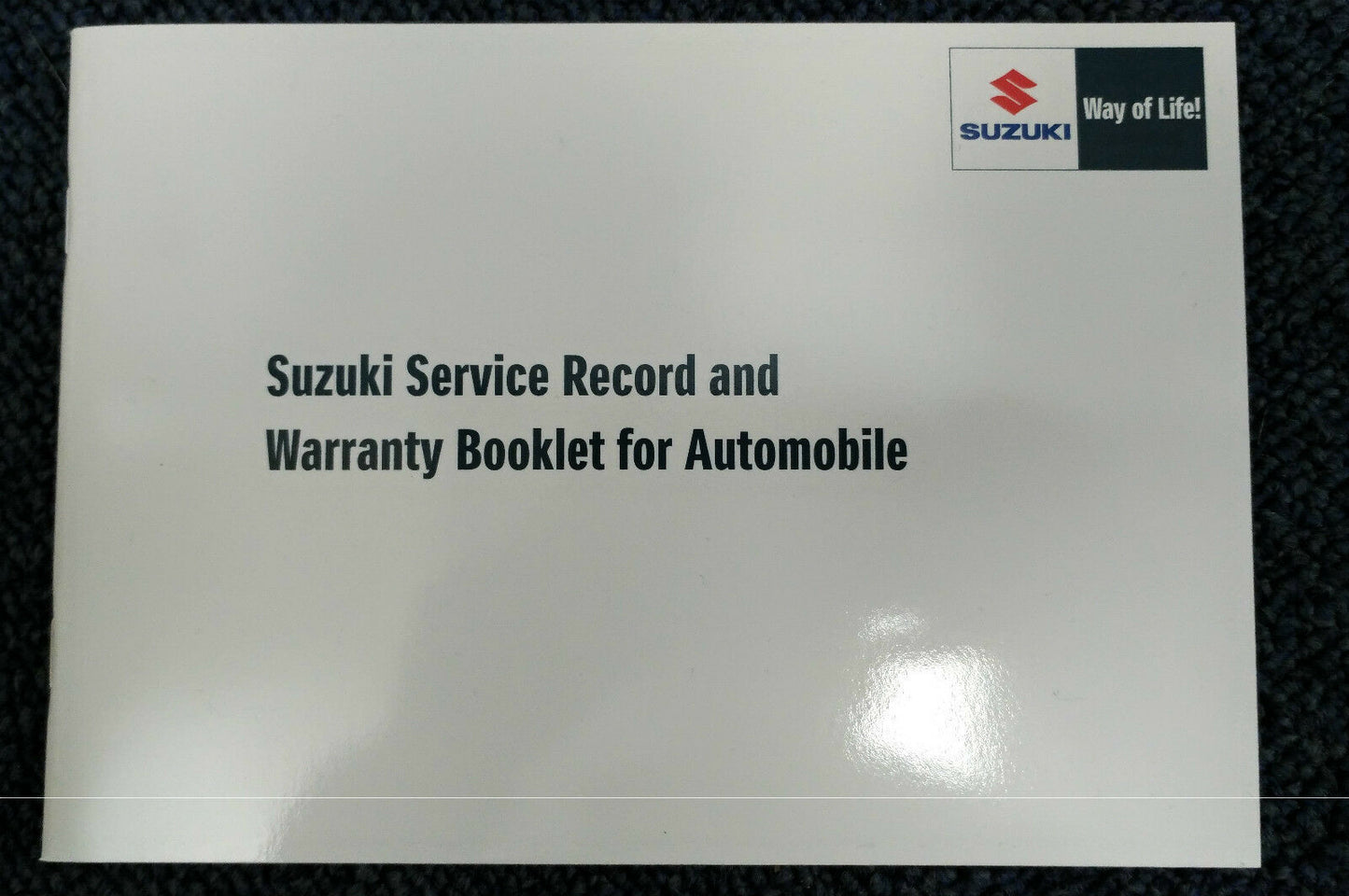 NEW Genuine Suzuki CAR Service Book Record 12,500 Mile Servicing 99000-99004-SMC