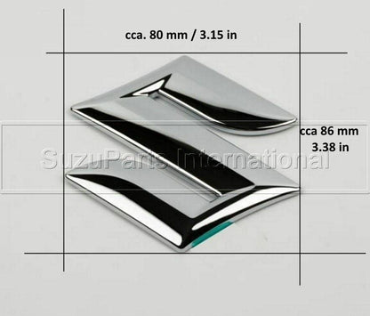 NEW Genuine Suzuki VITARA Rear Tailgate Chrome S Badge Emblem 77811-63J20-0PG