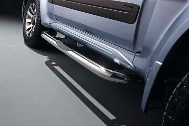 NEW Genuine Suzuki JIMNY Side Step Chrome Sport Bar Set St. Steel 99000-990YB-778