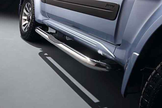 NEW Genuine Suzuki JIMNY Side Step Chrome Sport Bar Set St. Steel 99000-990YB-778