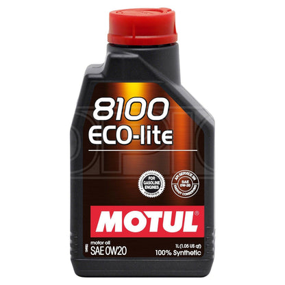 NEW Motul 8100 ECO-lite 0w20 0W-20 0-20 FULLY SYNTHETIC MOTOR ENGINE OIL 1 Litre