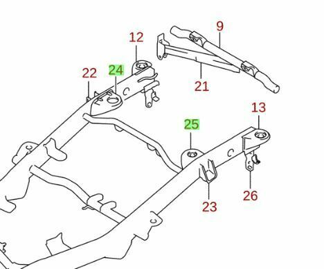 NEW Genuine Suzuki JIMNY Right Side Rear Coil Spring Cup Support Chassis 57880-81A00