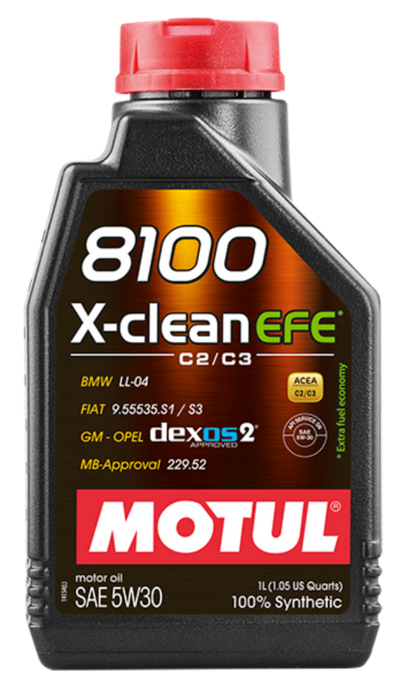 NEW Motul 8100 X-clean EFE 5W30 5W-30 FULLY SYNTHETIC MOTOR ENGINE OIL 3 Litre