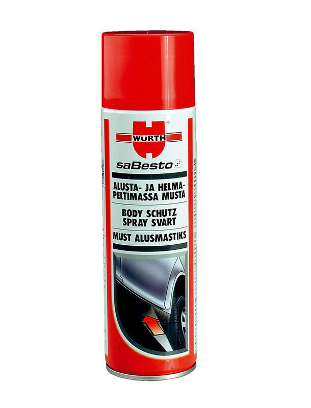 NEW WURTH Black Underseal Underbody Stone Guard Under Seal SURFACE PROTECT 500ml