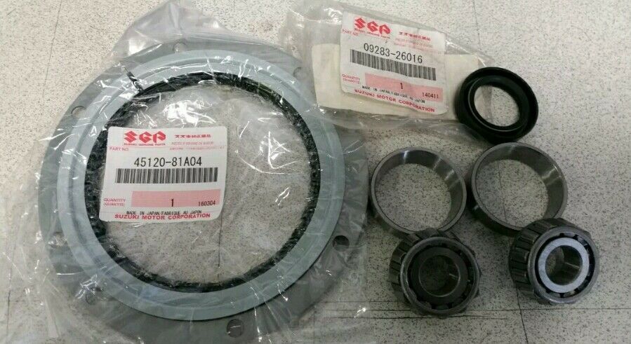 NEW Genuine Suzuki Jimny Kingpin Swivel Hub Bearing & Shaft Seal Set Kit STEERING
