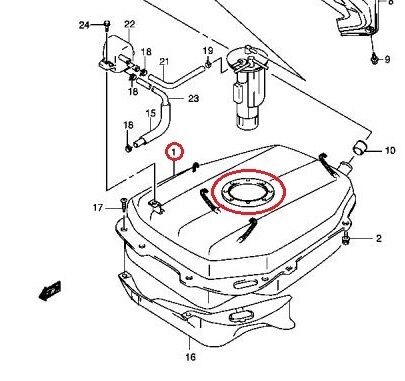 NEW Genuine Suzuki WAGON R Fuel Petrol Tank FULL KIT Harness & Pump Seal Gasket