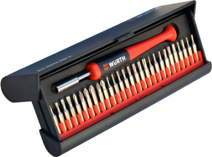 NEW GENUINE WURTH Precision Engineering Tool Driver 29 piece Repair Set 06134895