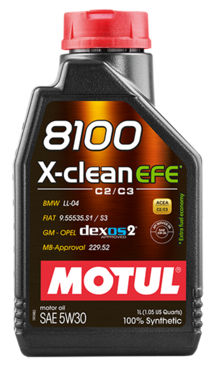 NEW Motul 8100 X-clean EFE 5W30 5W-30 FULLY SYNTHETIC MOTOR ENGINE OIL 5 Litre