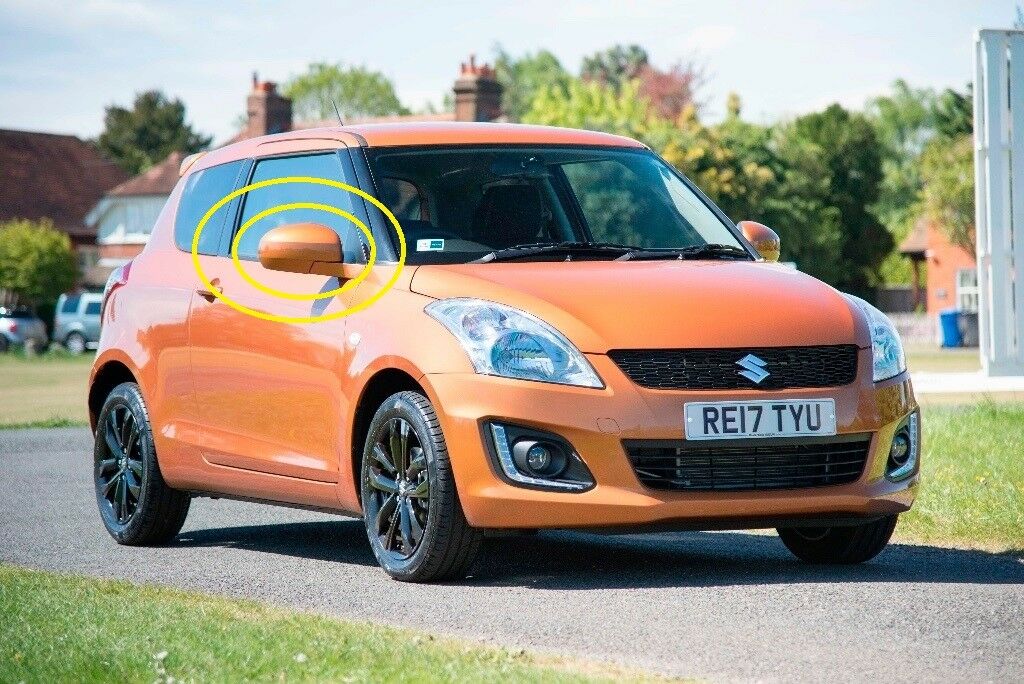 NEW Suzuki SWIFT Wing Mirror Back Cover Cap RIGHT Driver 84718-68L00-ZQP Orange