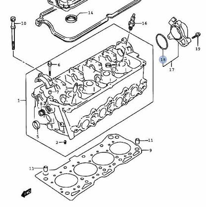 NEW Genuine Suzuki JIMNY CRANK SHIFT SENSOR GASKET SEAL O RING 11162-71C10