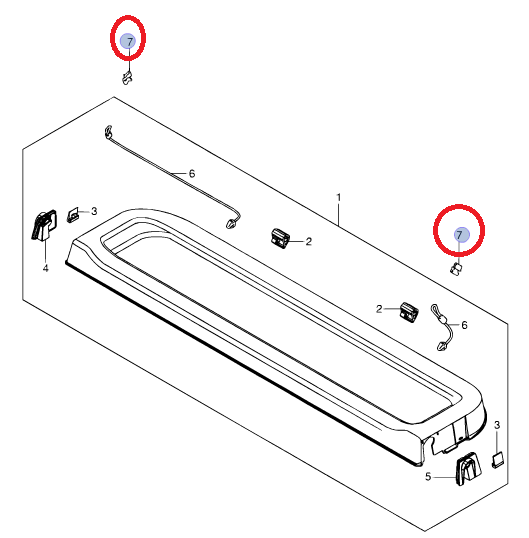 NEW Genuine Suzuki SWIFT 2010-16 Parcel Shelf METAL CLIP STRING HOLDER 88921-61P00