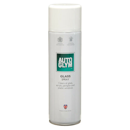 NEW Autoglym GLASS SPRAY CLEANER Acrylic Perspex 450ml FREE GIFT