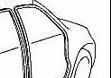 NEW Genuine Suzuki GV GRAND VITARA Rear Right Door Aperture Rubber Seal 76321-65J00-5PK