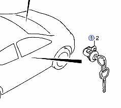 Genuine Suzuki ALTO FRONT RIGHT DOOR Lock Barrel Cylinder 2 Keys 82270M68850