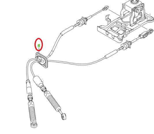 NEW Genuine Suzuki IGNIS 1.5 Type 4 2000-2007 Gear Linkage Shift Cables 28300-60J00