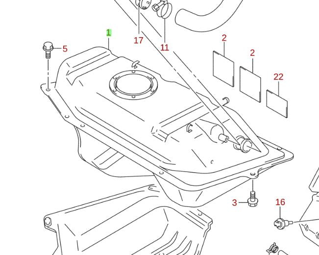 NEW Genuine Suzuki JIMNY UpTo Type 5 Fuel Petrol Tank 89101-81AB0